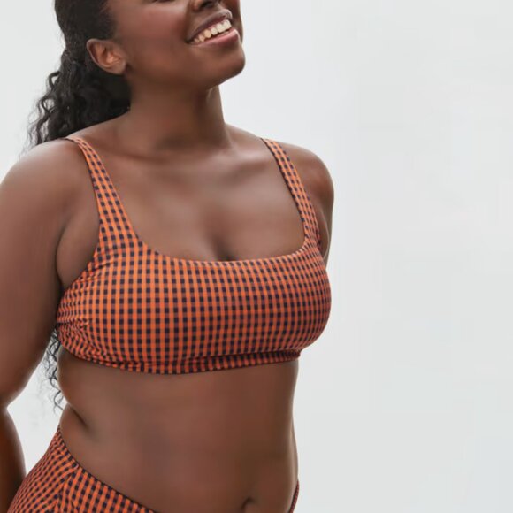 New Everlane The Square-Neck Bikini Top SM and The High-Rise Hipster Bottom MED - Picture 7 of 11